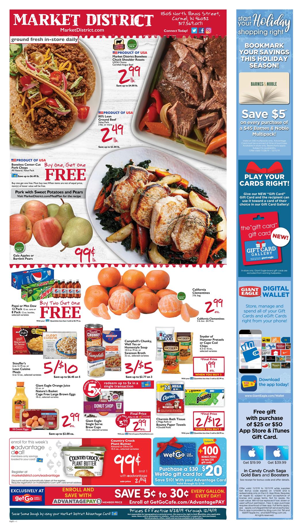 Giant Eagle Weekly Ad Nov 28 Dec 04, 2019