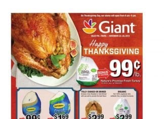 Giant Food Weekly Ad Nov 22 – Nov 28, 2019