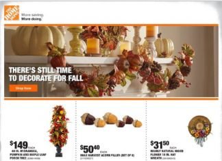Home Depot Weekly Ad Oct 31 – Nov 07, 2019