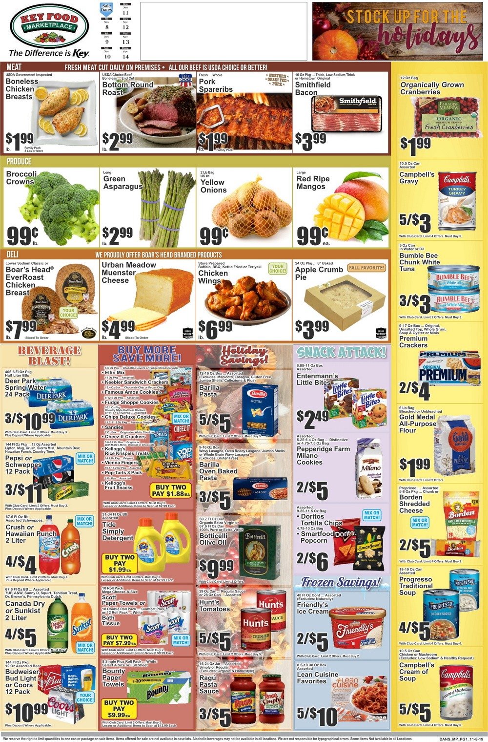 Key Food Weekly Ad Nov 08 - Nov 14, 2019