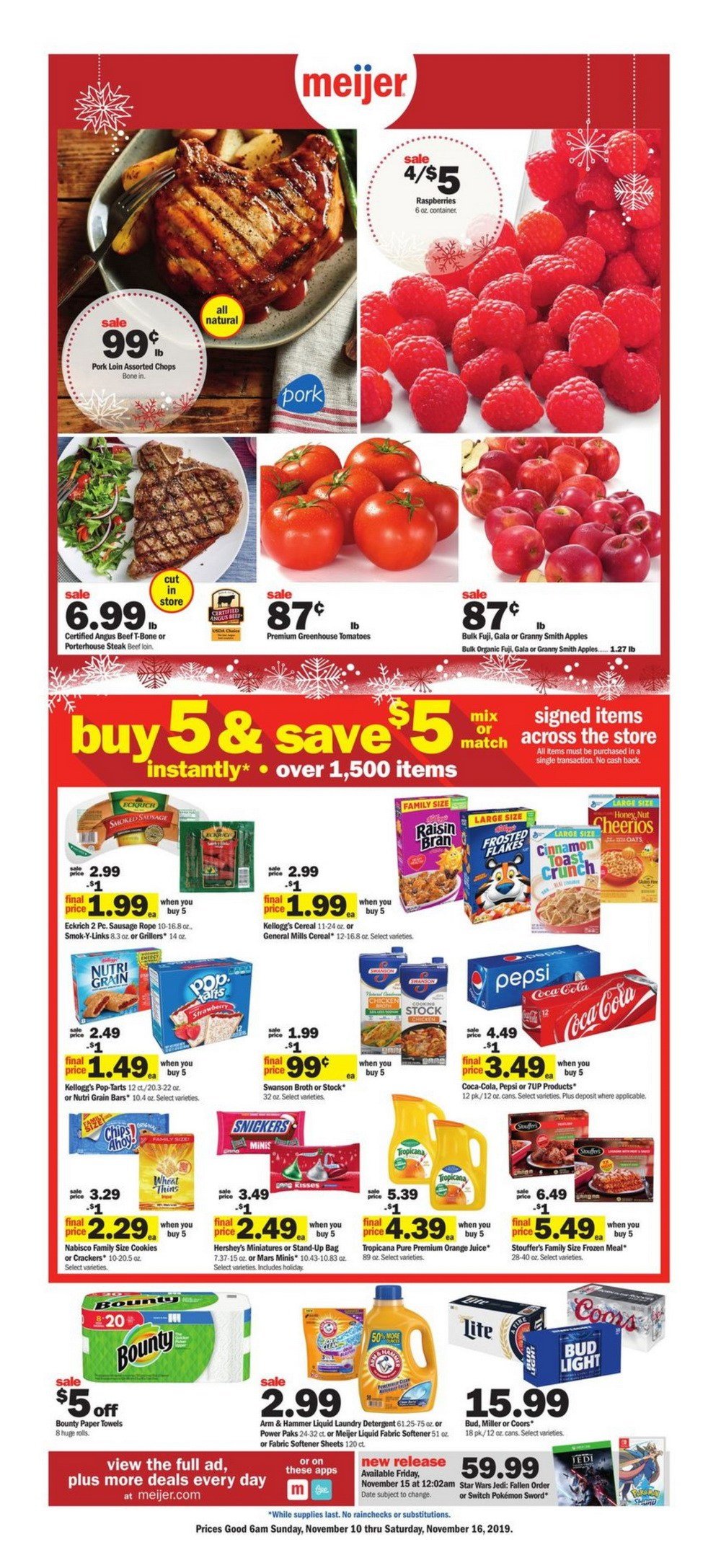 Meijer Weekly Ad Nov 10 Nov 16, 2019
