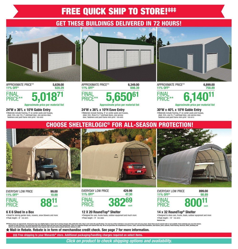 Menards Flyer Sale Nov 10 Nov 16, 2019