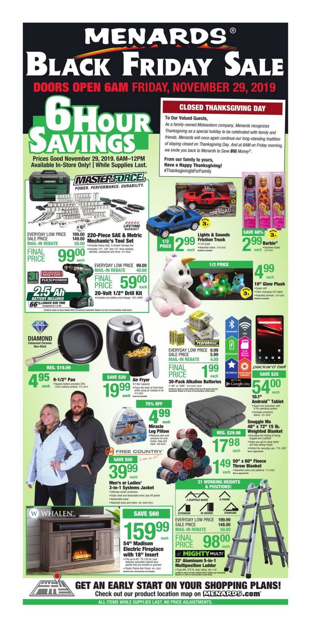 Menards Black Friday Sale Nov 29 – Nov 30, 2019