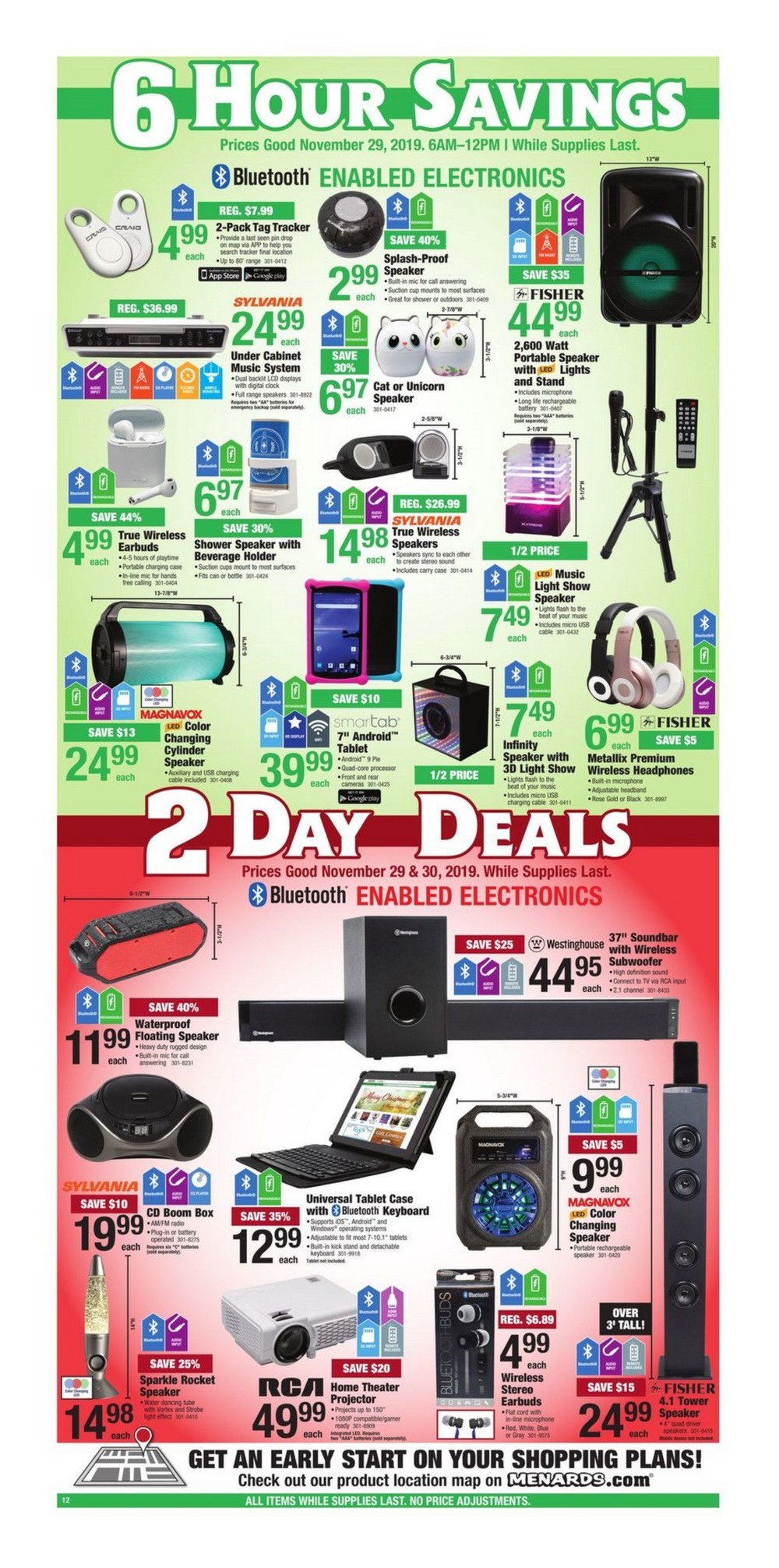 Menards Black Friday Sale Nov 29 – Nov 30, 2019