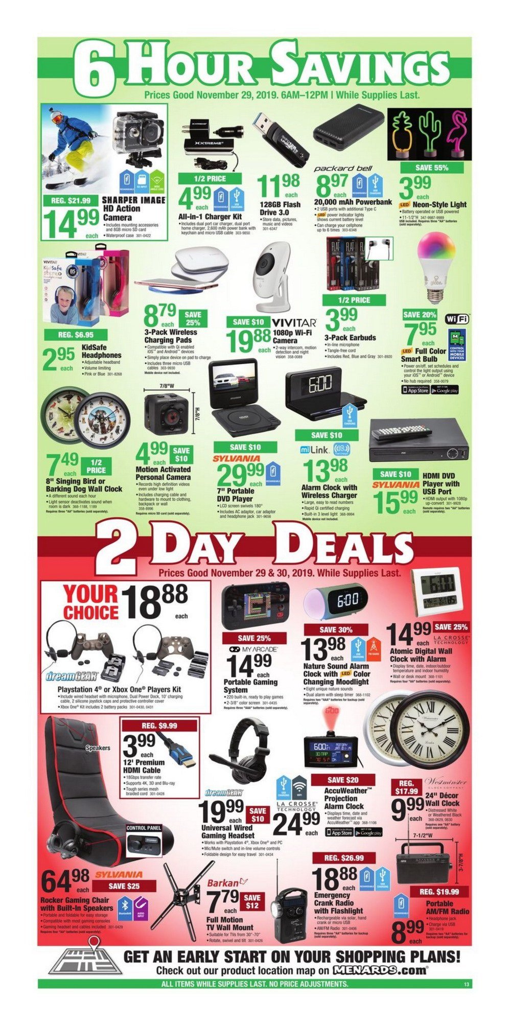 Menards Black Friday Sale Nov 29 – Nov 30, 2019