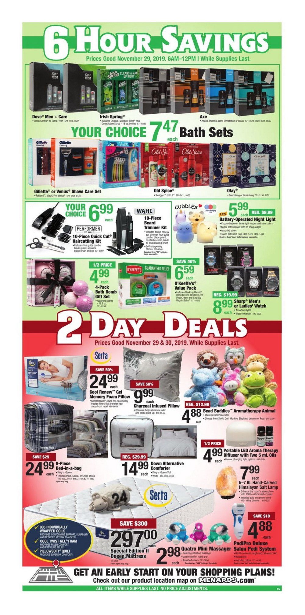 Menards Black Friday Sale Nov 29 – Nov 30, 2019