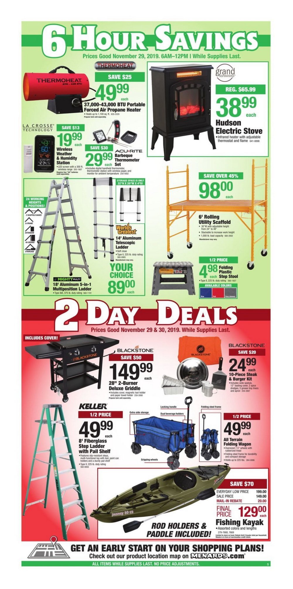 Menards Black Friday Sale Nov 29 – Nov 30, 2019