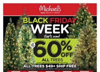 Michaels Black Friday Sale Nov 24 – Nov 27, 2019