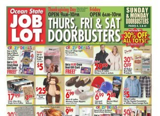 Ocean State Job Lot Black Friday Sale Nov 28 – Dec 04, 2019