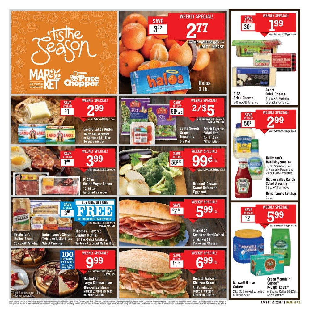 Price Chopper Weekly Ad Nov 17 Nov 23, 2019