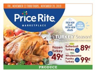 Price Rite Weekly Ad Nov 22 – Nov 28, 2019