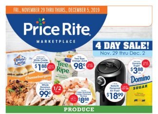 Price Rite Weekly Ad Nov 29 – Dec 05, 2019