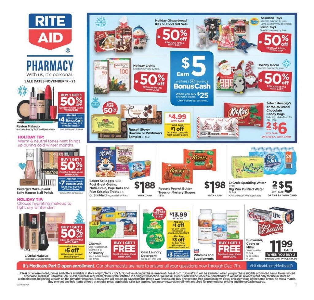 Rite Aid Weekly Ad Nov 17 Nov 23, 2019