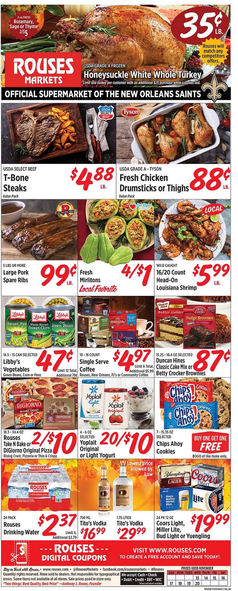 Rouses Weekly Ad Nov 13 Nov 19, 2019