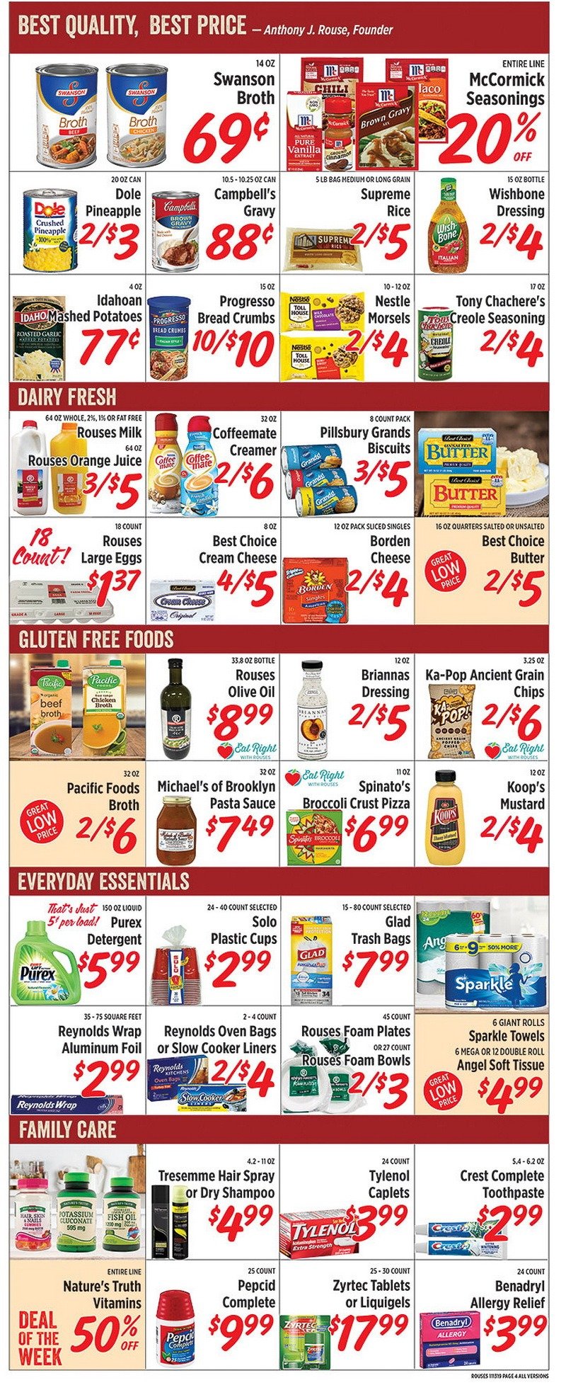 Rouses Weekly Ad Nov 13 – Nov 19, 2019