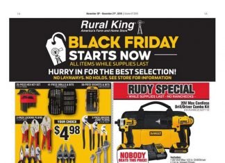 Rural King Weekly Ad Nov 11 – Nov 27, 2019 Black Friday Sale