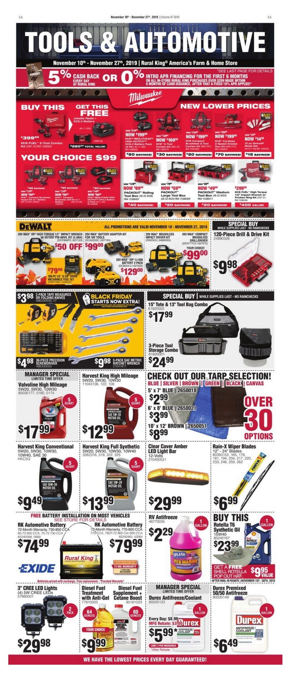 Rural King Weekly Ad Nov 11 Nov 27, 2019 Black Friday Sale