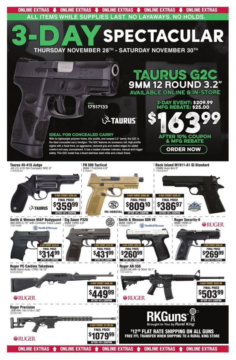 Rural King Black Friday Sale Nov 28 Nov 30, 2019