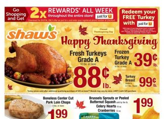 Shaw’s Weekly Ad Nov 22 -Nov 28, 2019