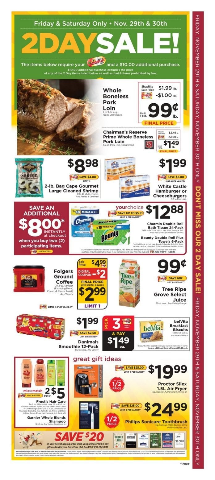 ShopRite Weekly Ad Nov 24 Nov 30 2019