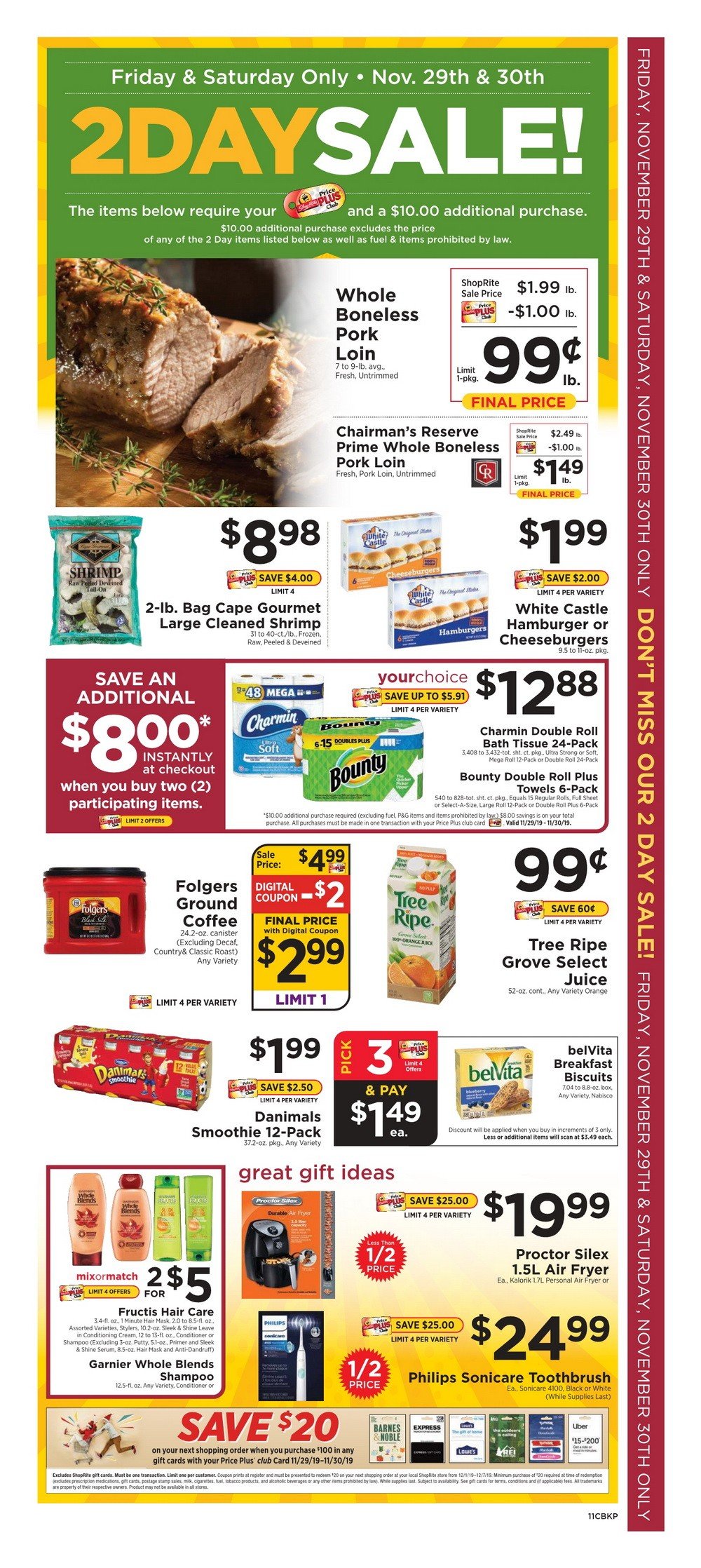 ShopRite Weekly Ad Nov 24 – Nov 30, 2019