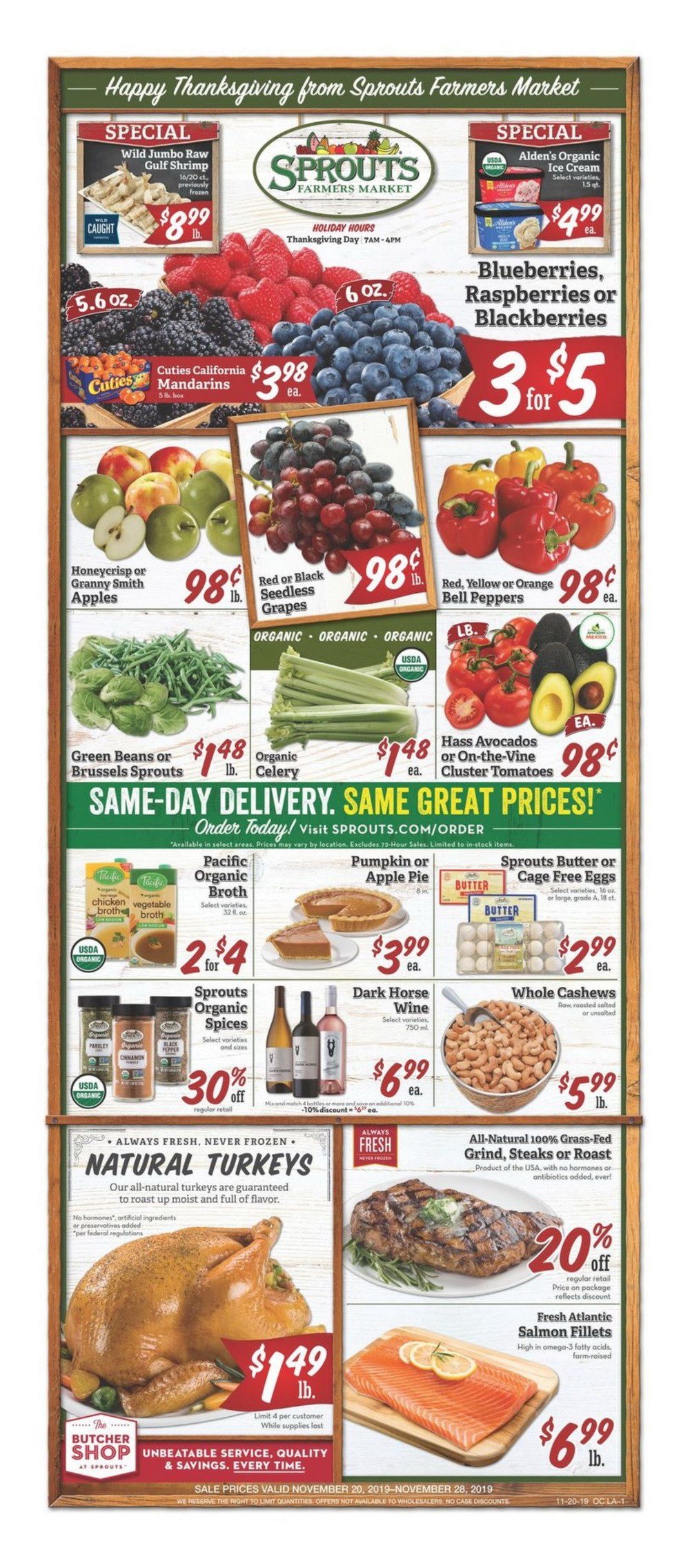 Sprouts Weekly Ad Nov 20 Nov 28, 2019