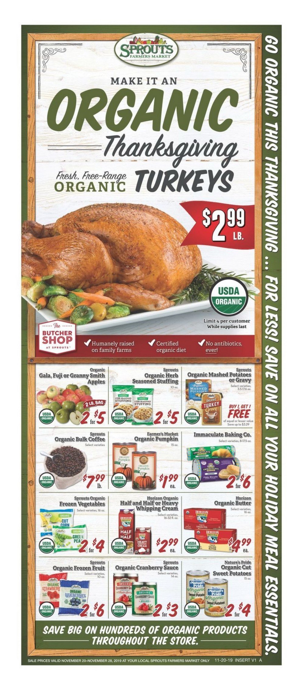 Sprouts Weekly Ad Nov 20 Nov 28, 2019