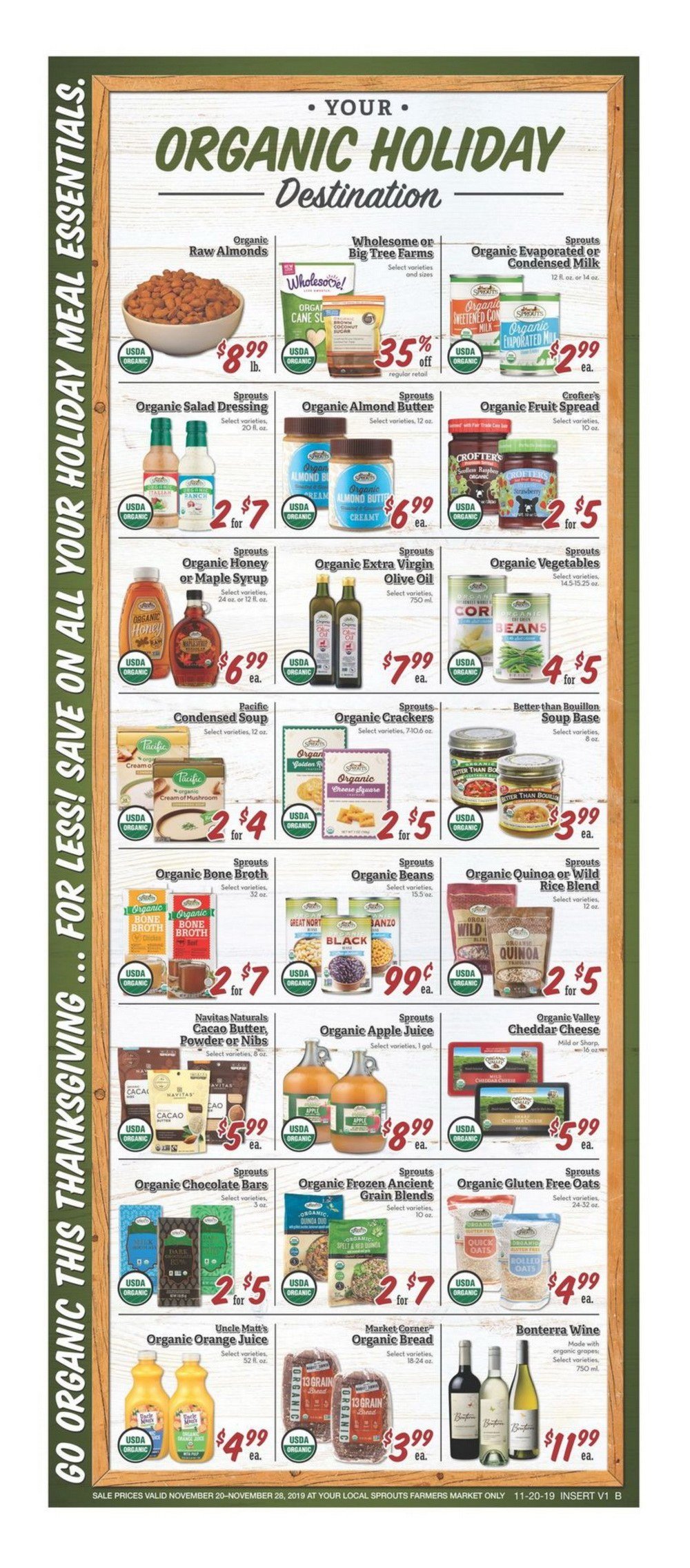 Sprouts Weekly Ad Nov 20 Nov 28, 2019
