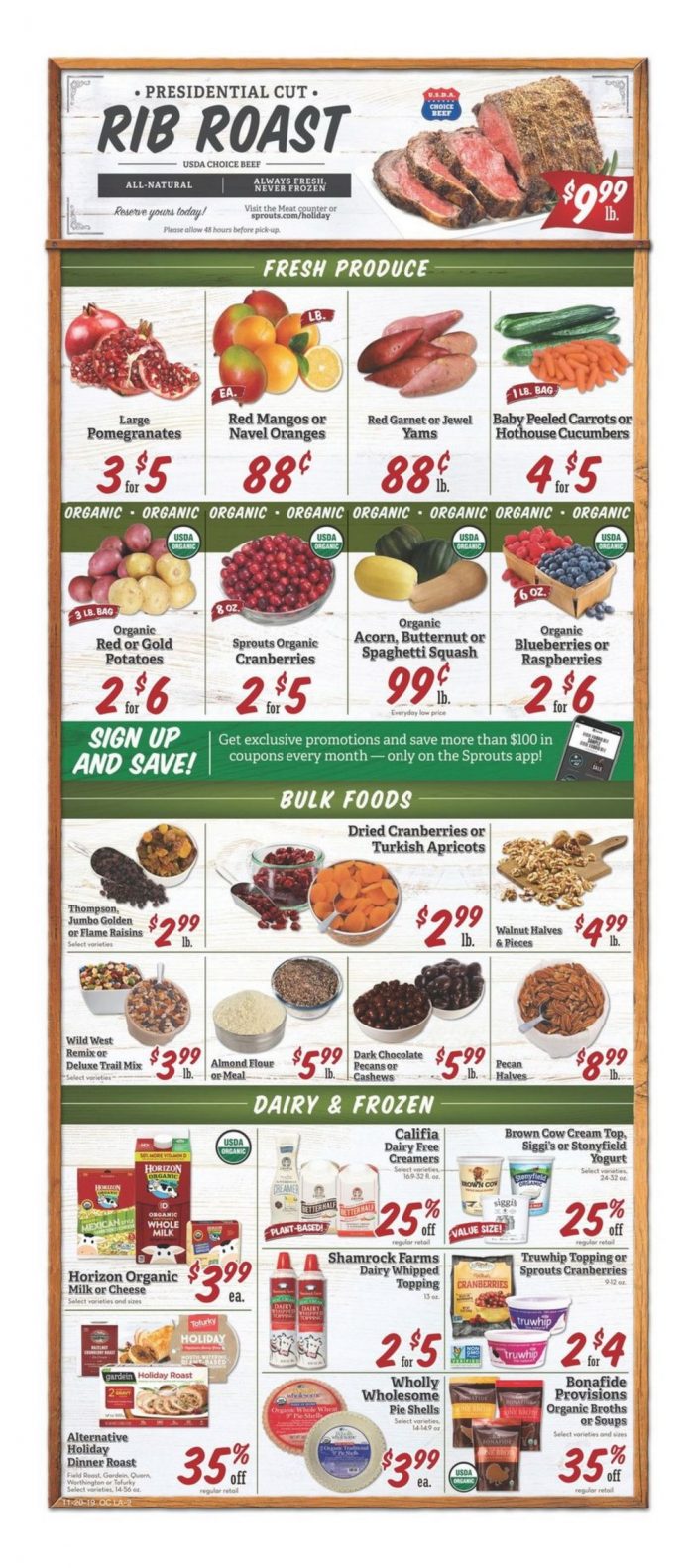 Sprouts Weekly Ad Nov 20 Nov 28, 2019
