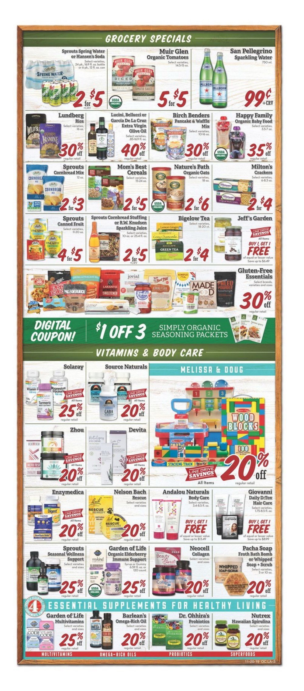Sprouts Weekly Ad Nov 20 Nov 28, 2019