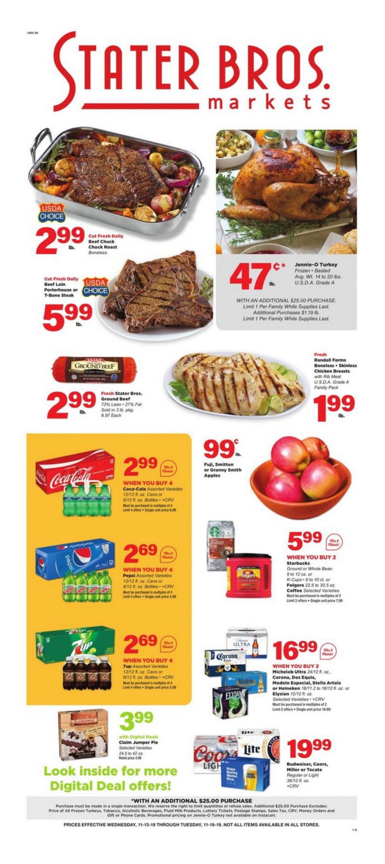 Stater Bros Weekly Ad Nov 13 Nov 19, 2019