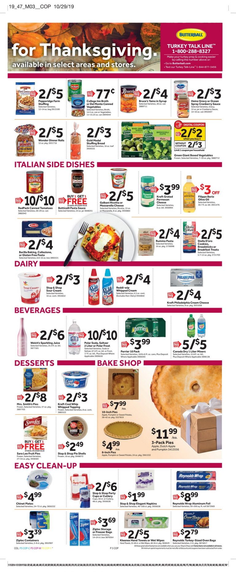Stop & Shop Weekly Circular Nov 15 Nov 21, 2019