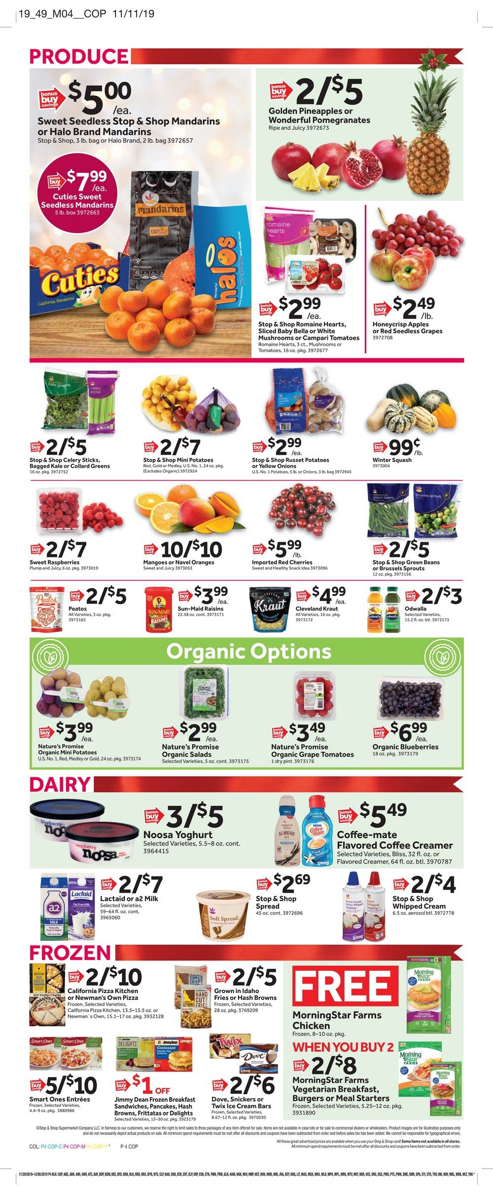 Stop & Shop Weekly Circular Nov 29 Dec 05, 2019