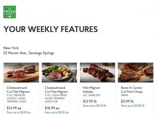 The Fresh Market Weekly Specials Nov 29 – Dec 03, 2019