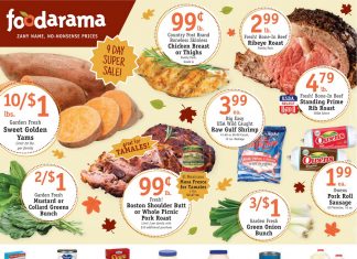 Foodarama Weekly Ad Nov 20 – Nov 28, 2019