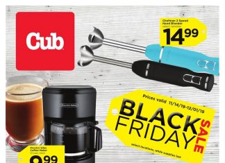 Cub Foods Black Friday Sale Nov 14 – Dec 01, 2019