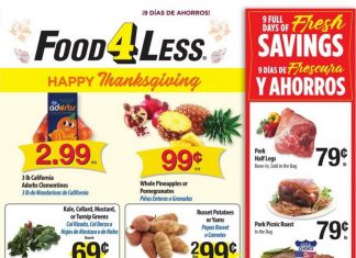 Food 4 Less Weekly Ad Nov20 – Nov 28, 2019