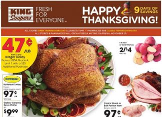 King Soopers Weekly Ad Nov 20 – Nov 28, 2019