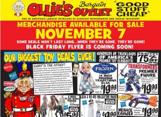 Ollie’s Weekly Ad Nov 7 – Nov 14, 2019