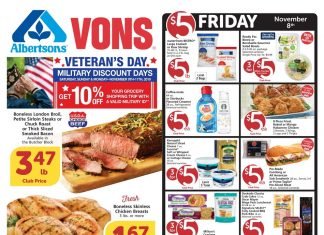 Vons Weekly Ad Nov 6 – Nov 12, 2019