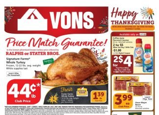 Vons Weekly Ad Nov 20 – Nov 27, 2019