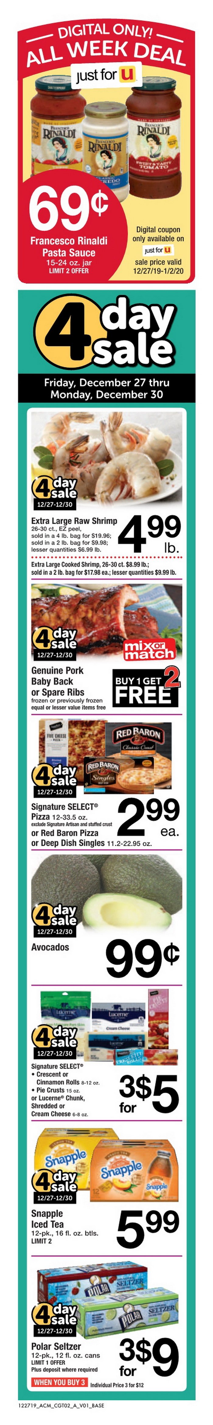 Acme Weekly Ad Dec 27 Jan 02, 2020