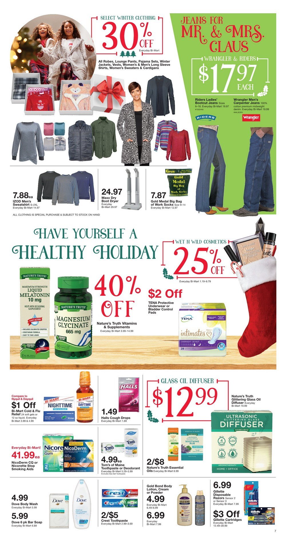 Bi Mart Weekly Ad Dec 15 Dec 21, 2019