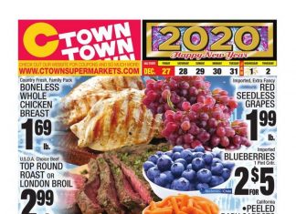 C-Town Weekly Ad Dec 27 – Jan 02, 2020