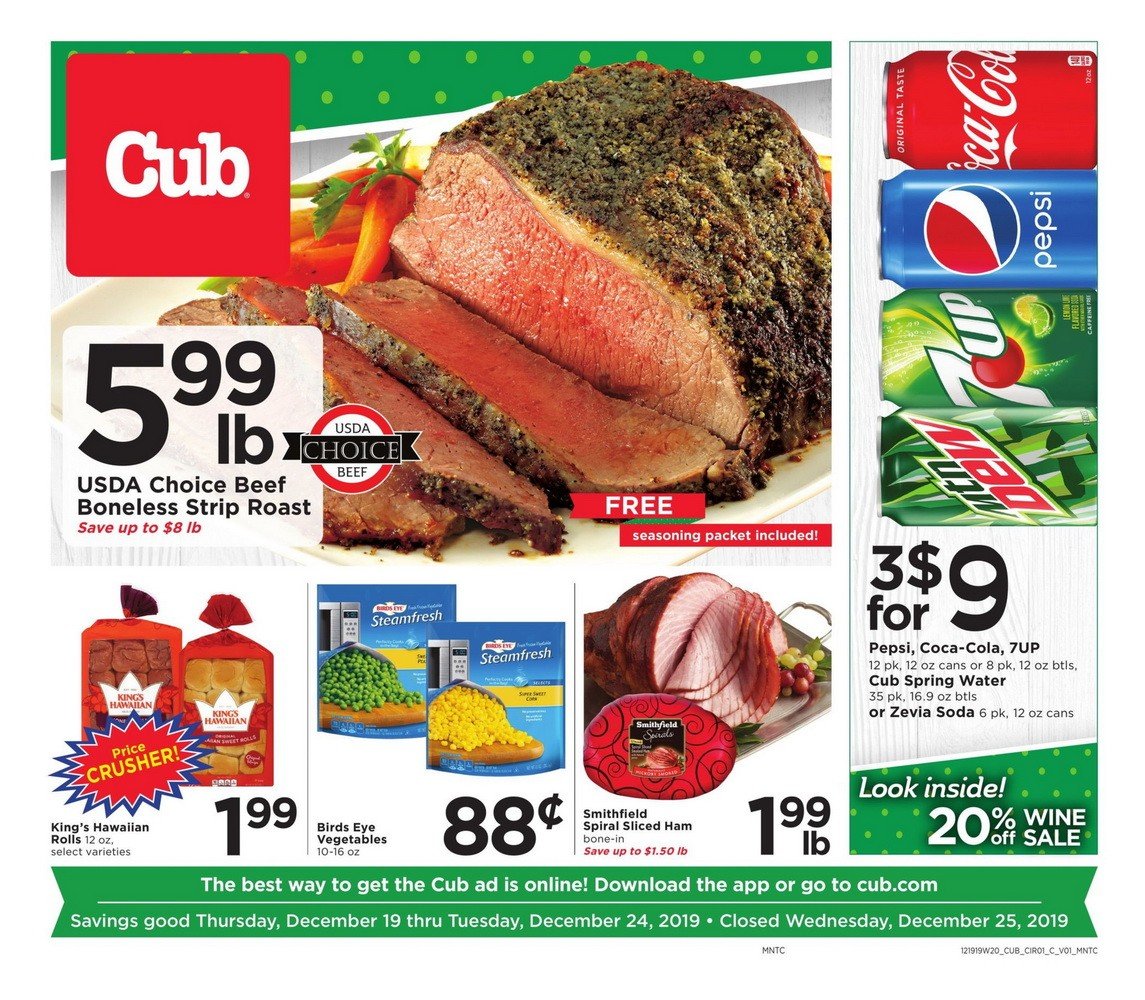 Cub Foods Weekly Ad Dec 19 Dec 24 2019