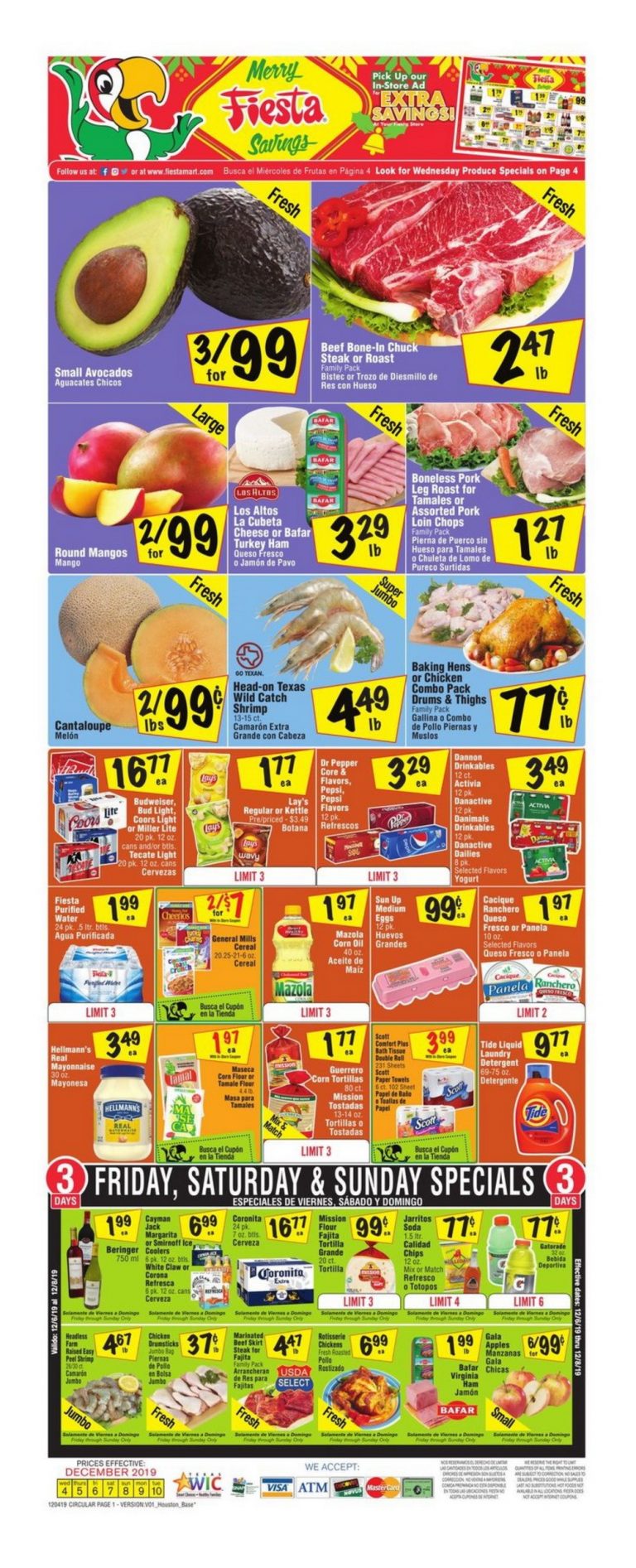 Fiesta Mart Weekly Ad Dec 04 Dec 10, 2019