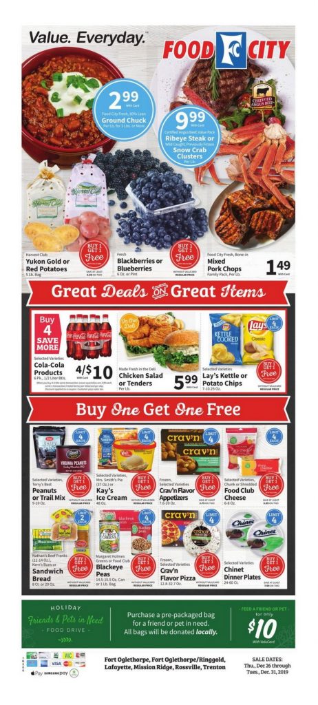 Food City Weekly Ad Dec 26 – Dec 31, 2019