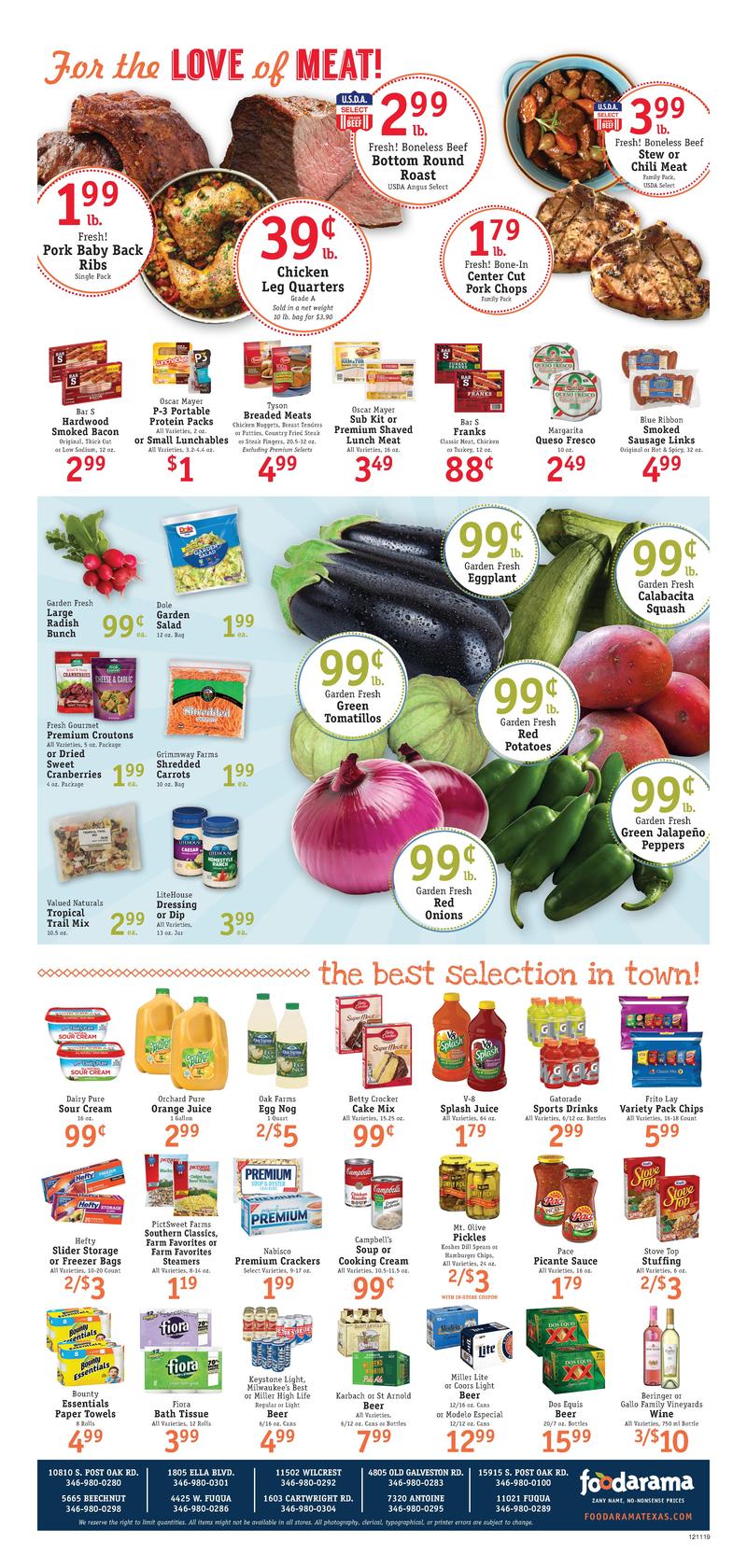 Foodarama Weekly Ad Dec 11 Dec 17, 2019