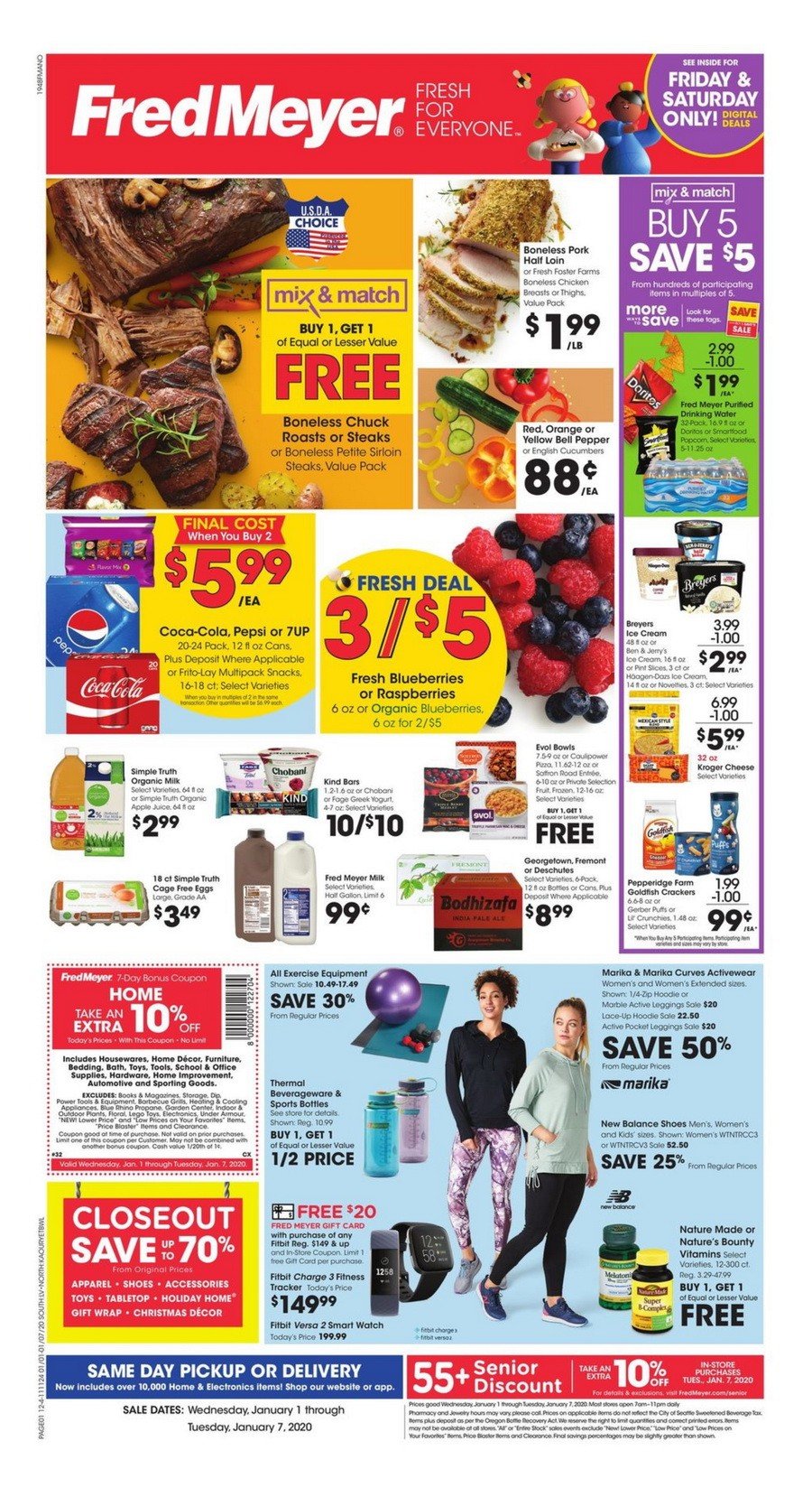 Fred Meyer Weekly Circular Jan 01 Jan 07, 2020