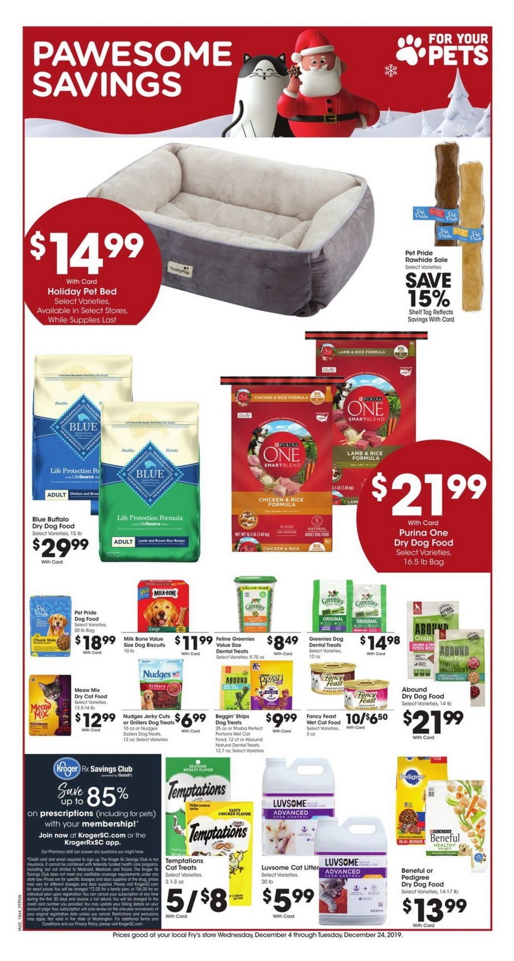 Fry's Food Weekly Flyer Dec 11 Dec 17, 2019